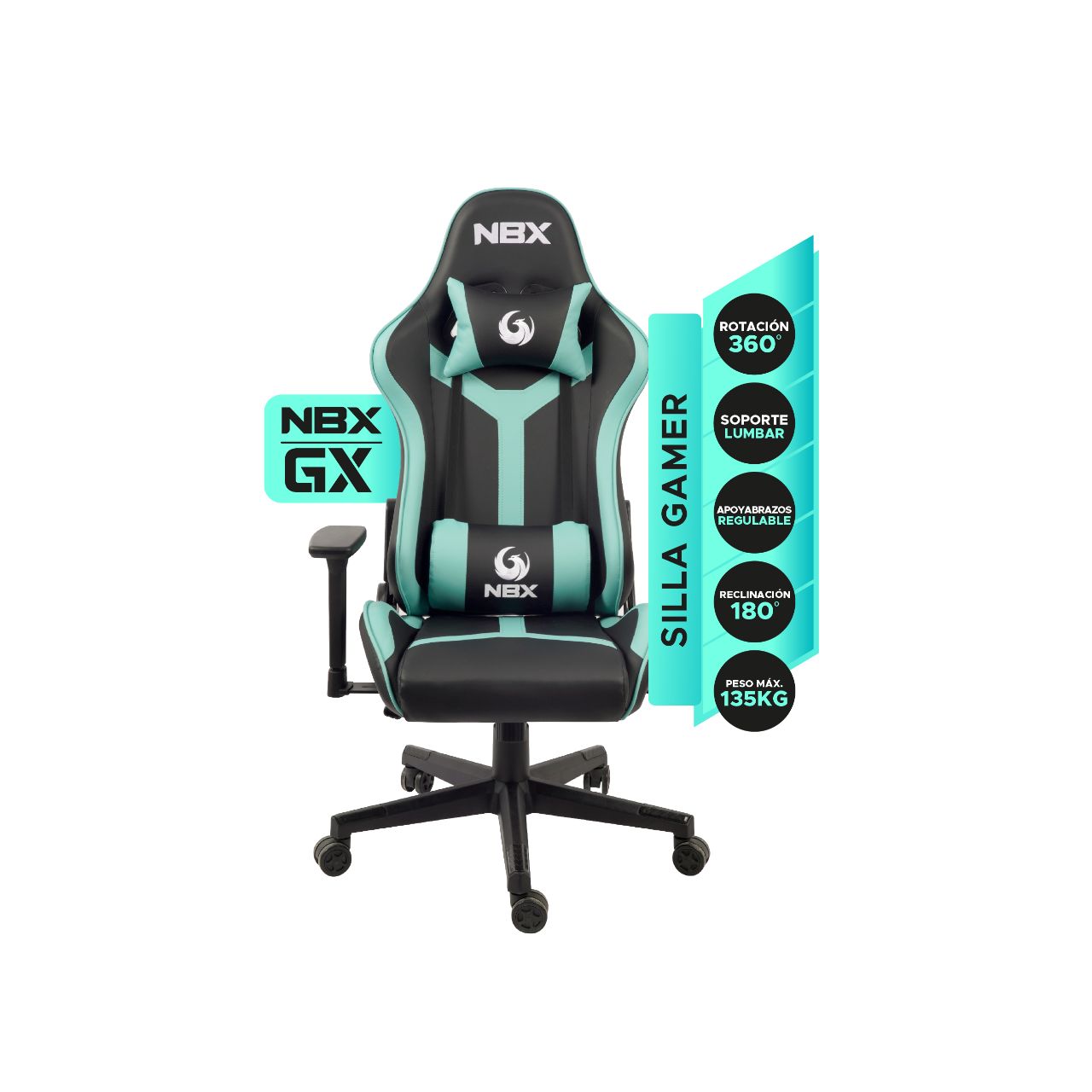 Silla gamer ergonómica