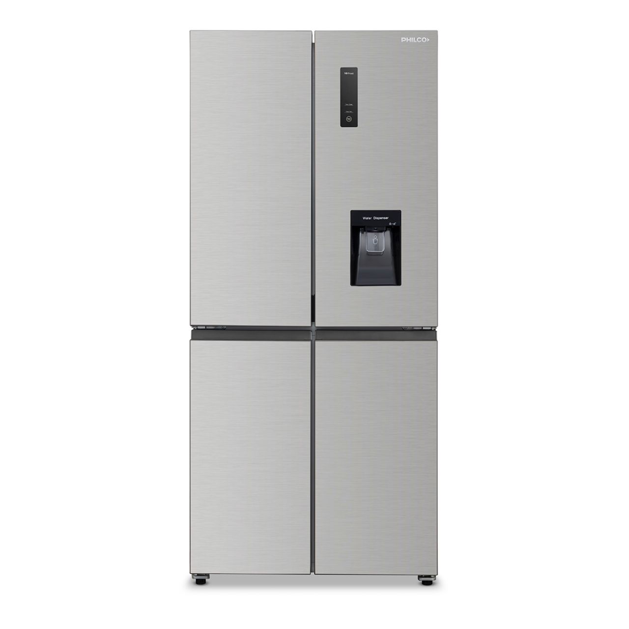 HELADERA MULTIDOOR INVERTER  CON DISPENSER 385L PHILCO INOX- PHSB470XD2