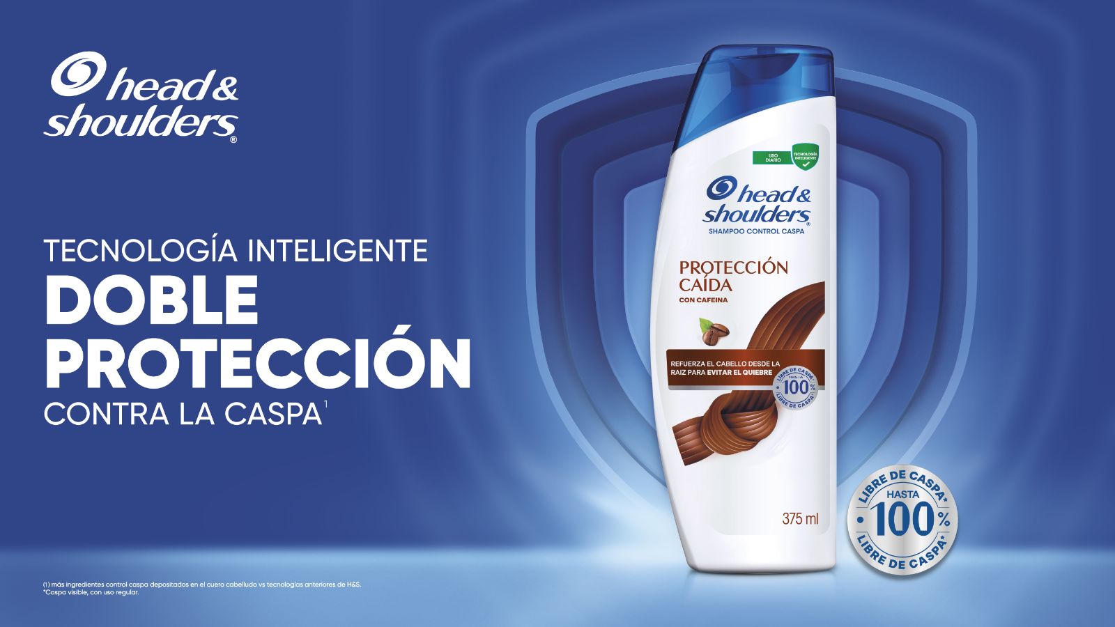 SHAMPOO HEAD&SHOULDERS PROTECCIÓN ANTICAÍDA CON CAFEÍNA Lifestyle