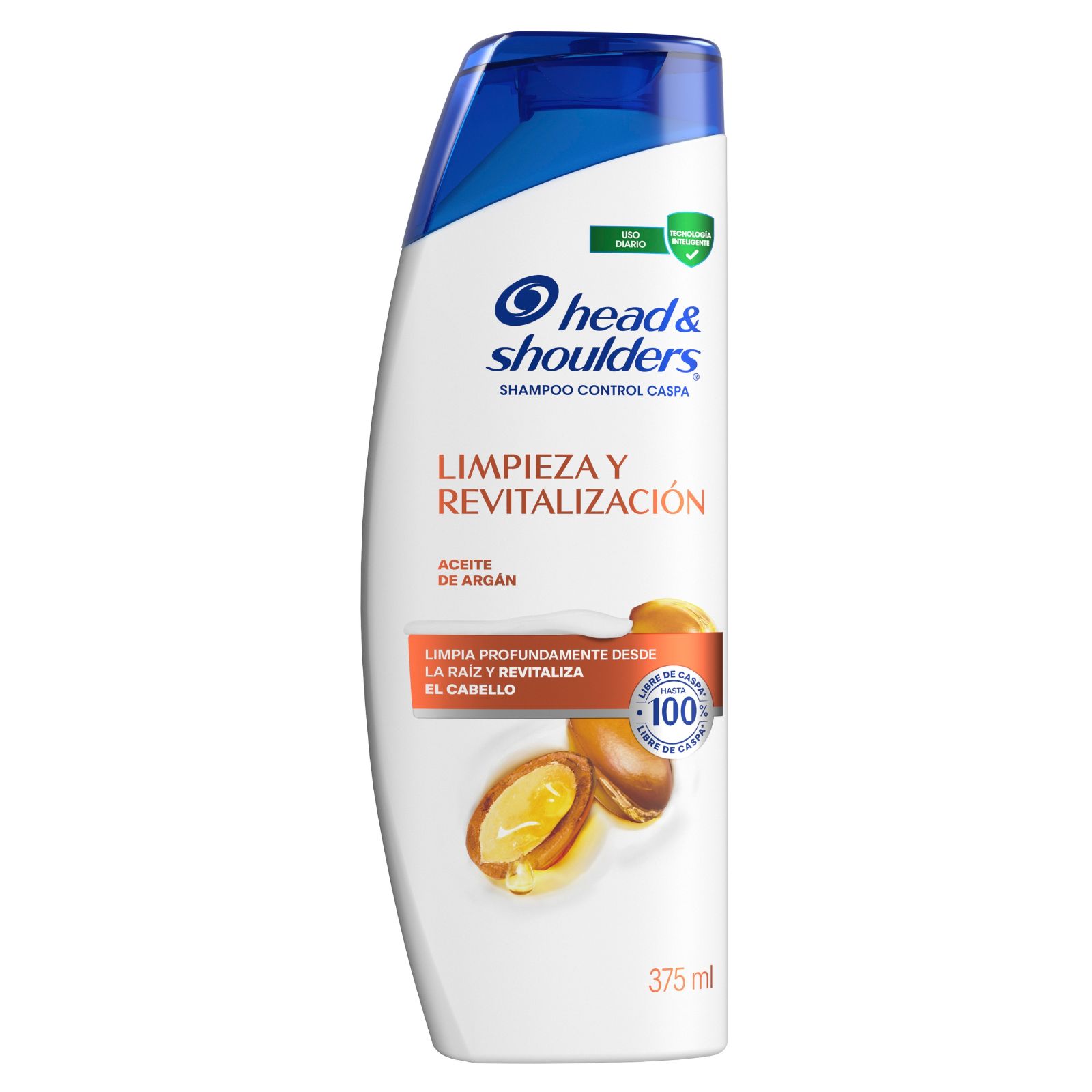 SHAMPOO HEAD & SHOULDERS LIMPIEZA Y REVITALIZACIÓN ACEITE DE ARGÁN