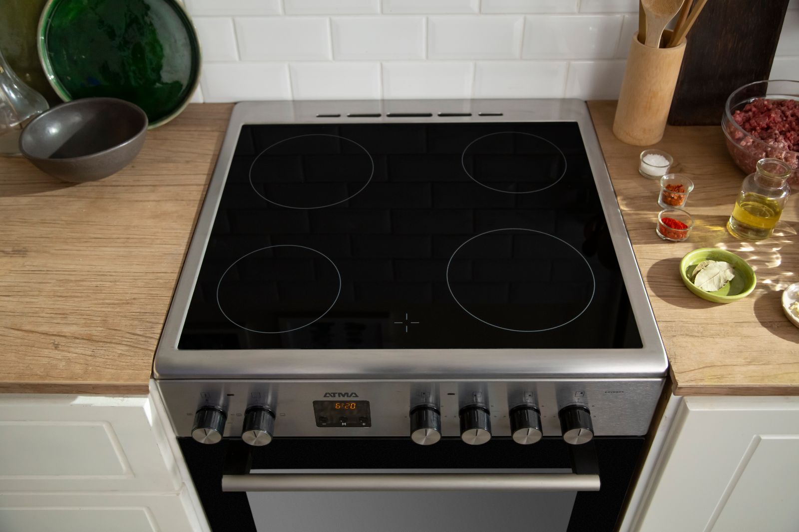 COCINA ELÉCTRICA VITROCERAMICA 60CM INOX Lifestyle