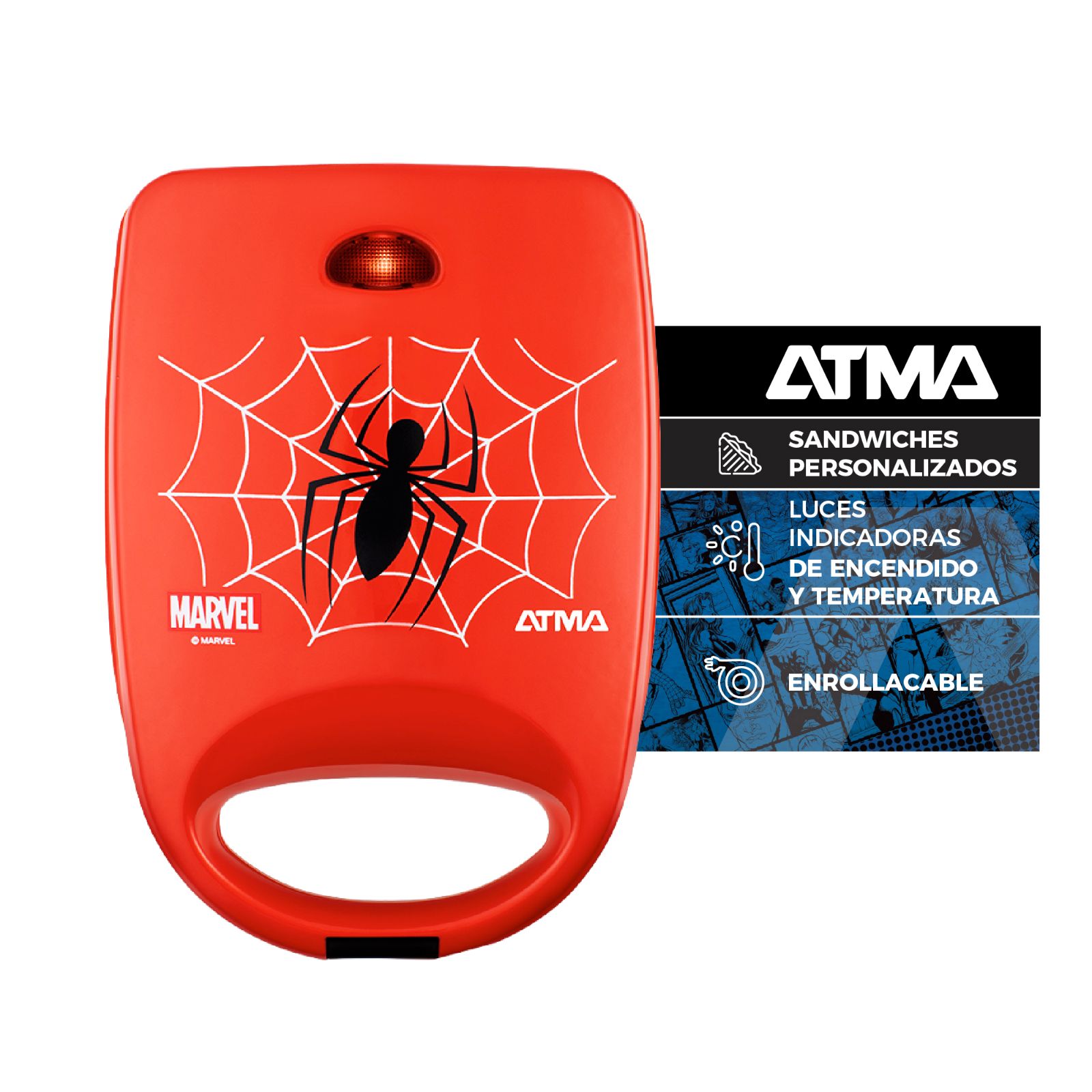 SANDWICHERA SPIDER MAN ATMA MARVEL