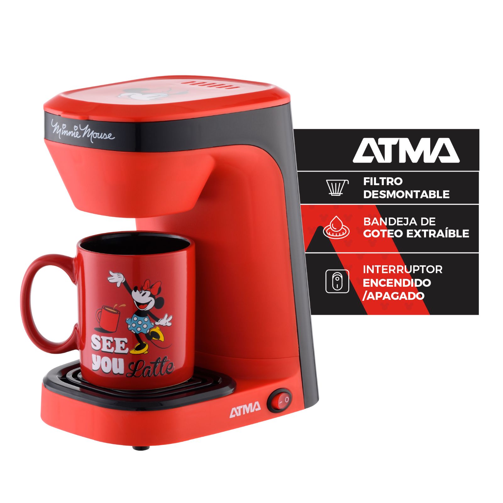CAFETERA ATMA (DISNEY) MINNIE