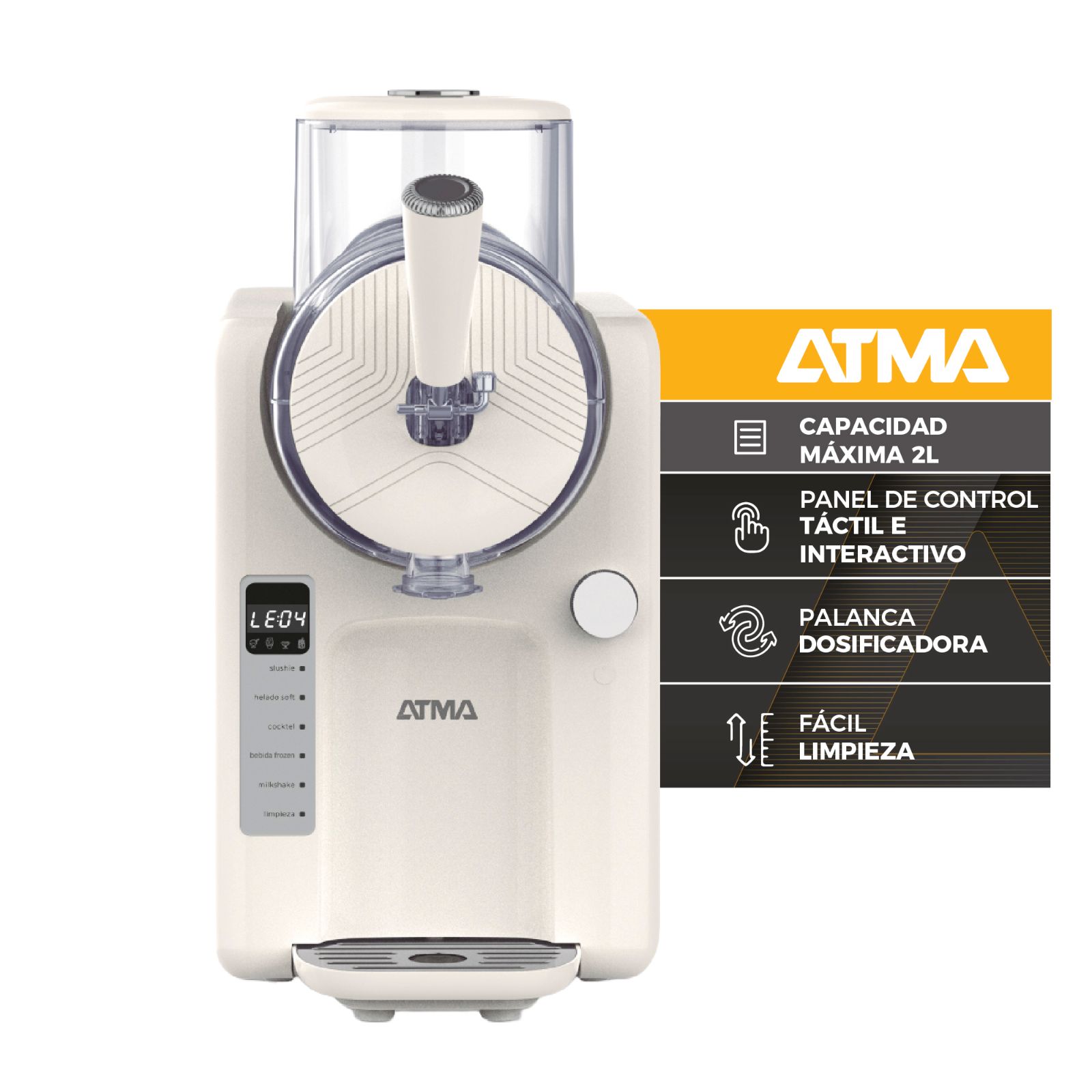 MAQUINA DE BEBIDAS Y HELADOS - ATMA FROST