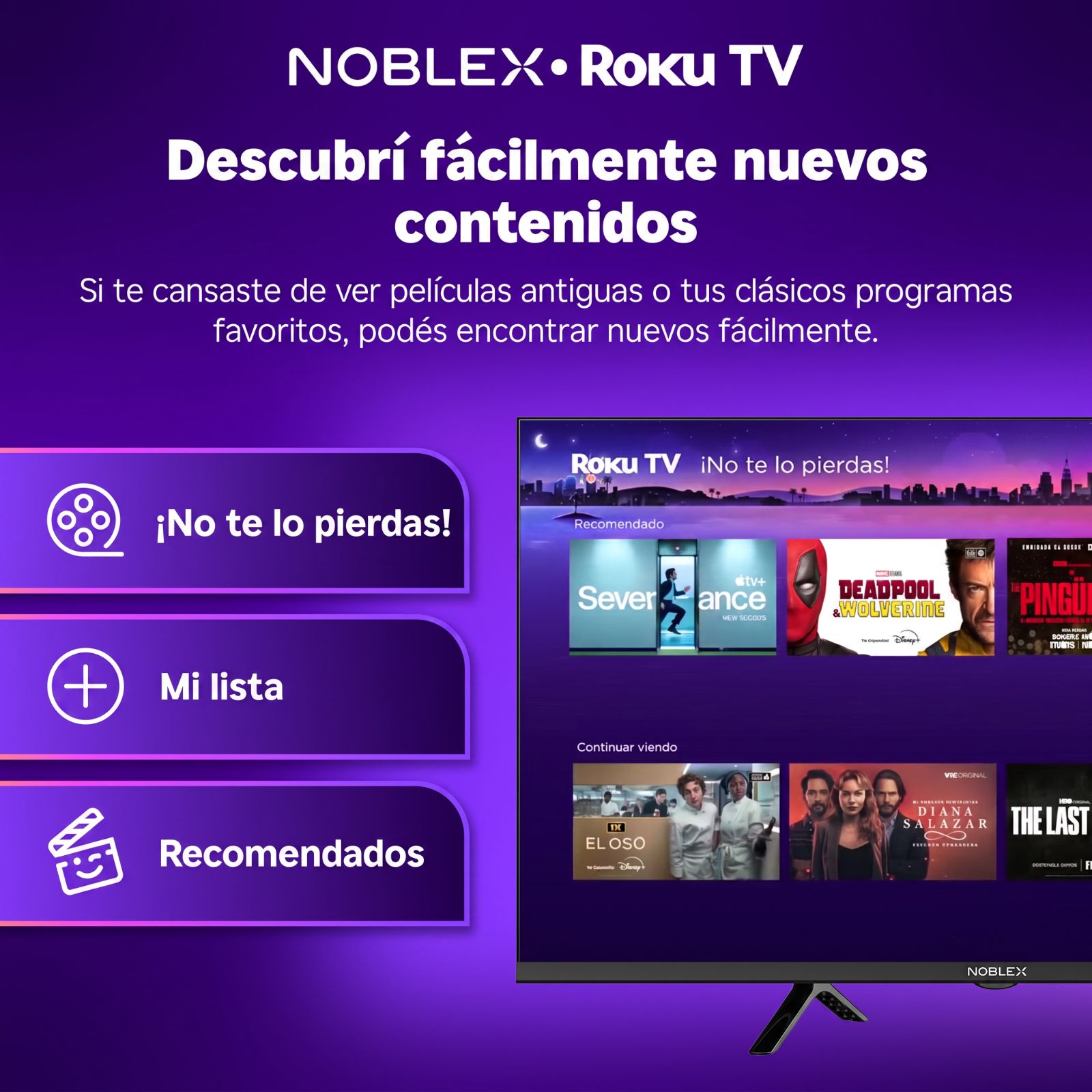 Smart TV Roku Series - 55" - 9