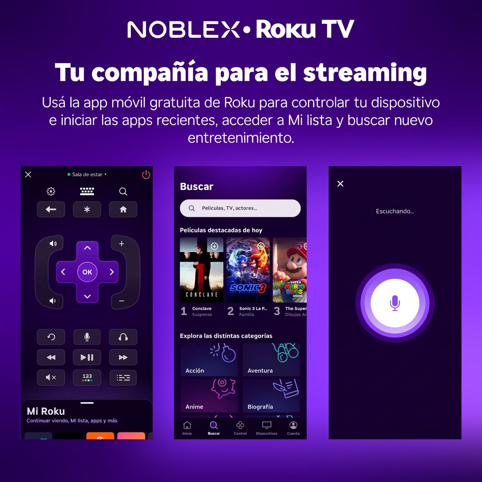 Smart TV Roku Series - 55" - 8
