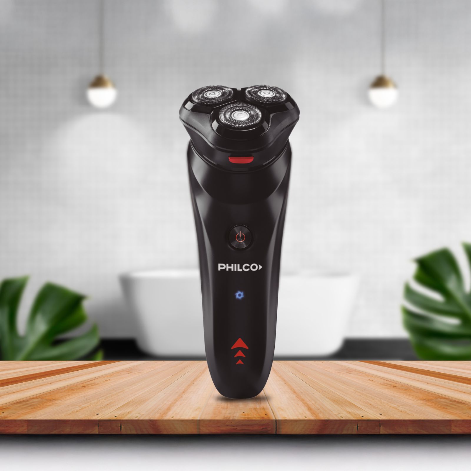 AFEITADORA ELÉCTRICA LITHIUM PHILCO AE5105PP USO EN SECO Y EN HÚMEDO Lifestyle