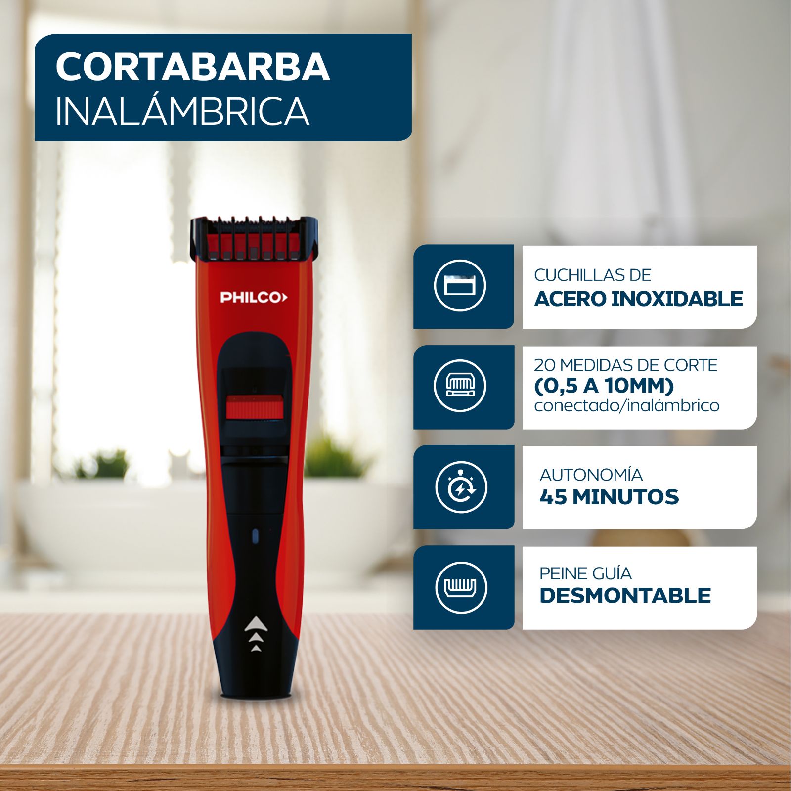 CORTABARBA INALÁMBRICA
