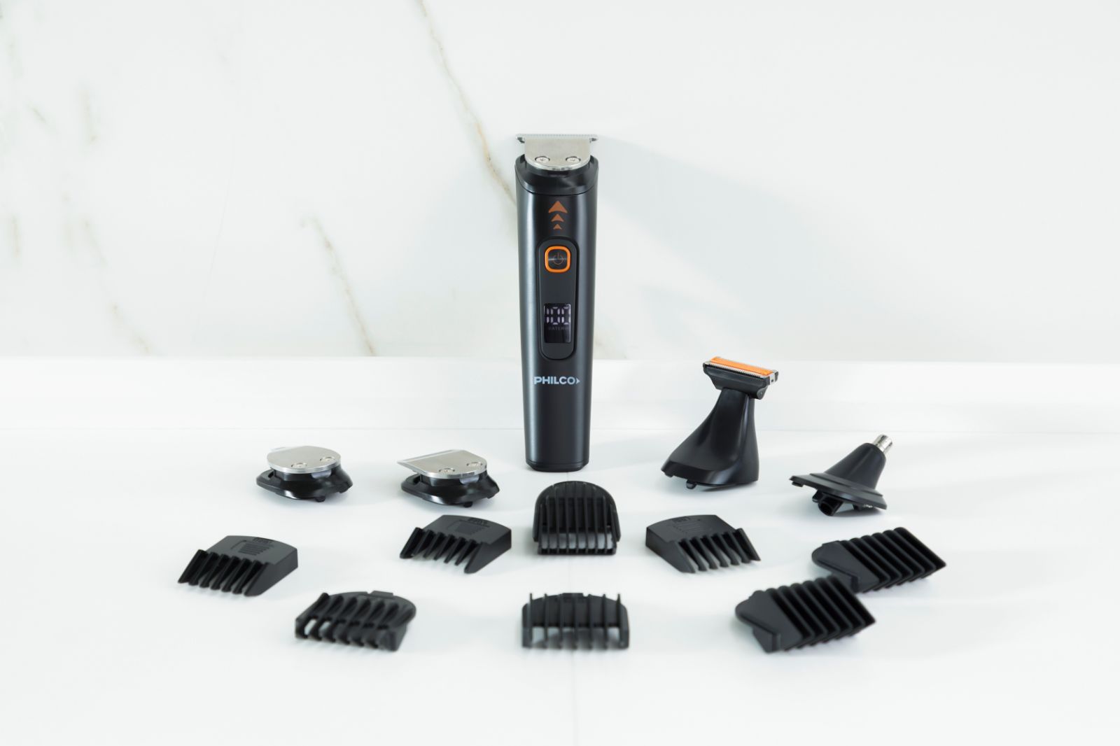  GROOMING KIT ALL IN ONE PHILCO CB8975PP CON 14 ACCESORIOS Y BASE DE CARGA ORGANIZADORA - 18
