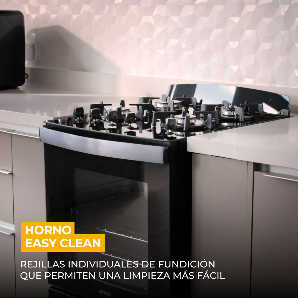 COCINA MULTIGAS 56 CM ATMA NEGRA Lifestyle