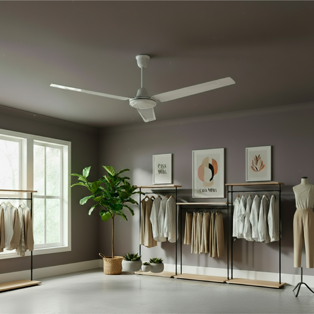 VENTILADOR DE TECHO 56" - SIN LUZ - 3 ASPAS BLANCO Lifestyle